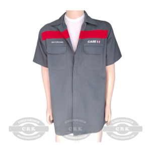 Jaleco Operacional Manga Curta com Faixa Vermelha – Funcionalidade, Identificação e Estilo Profissional para o Uso Diário